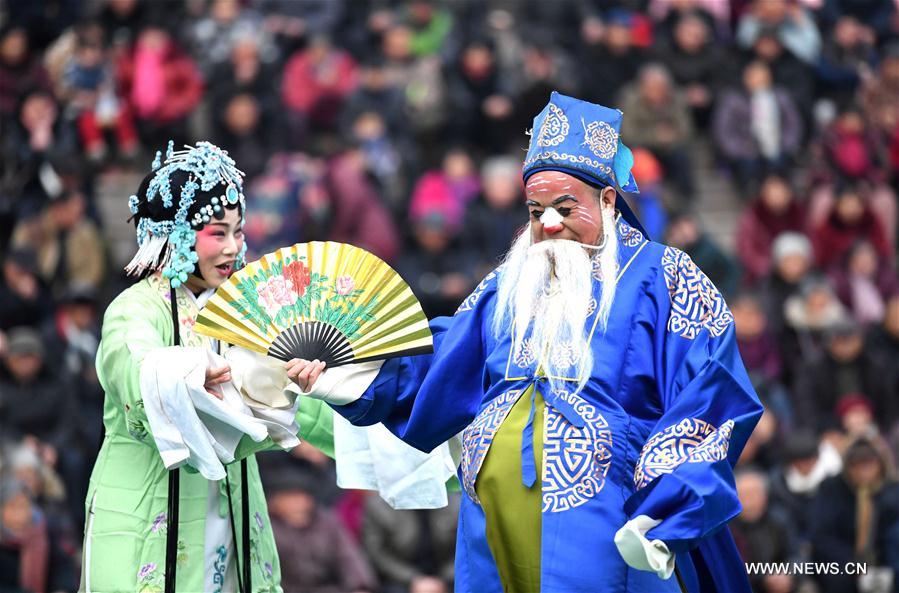 People in China held various celebrations on the day of 'Lichun', meaning the beginning of spring in Chinese People in China held various celebrations on the day of 'Lichun', meaning the beginning of spring in Chinese