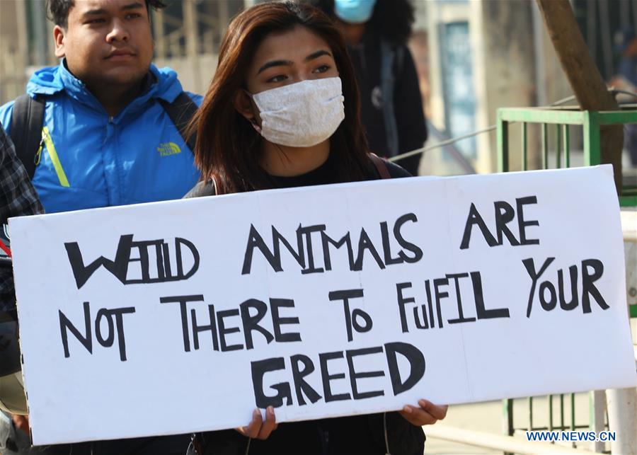 NEPAL-KATHMANDU-WILDLIFE FARMING-PROTEST