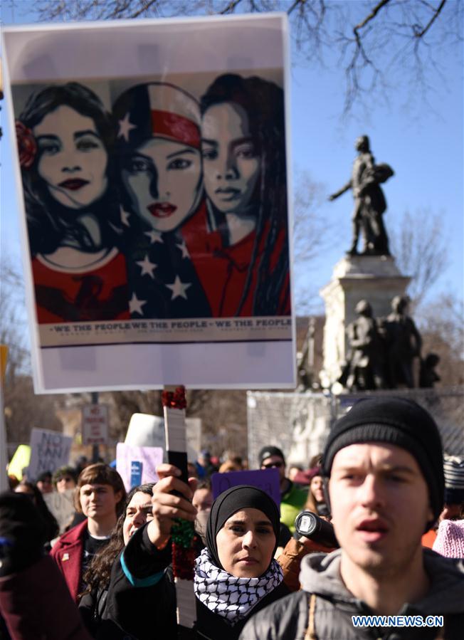 U.S.-WASHINGTON D.C.-PROTEST-TRUMP-IMMIGRATION