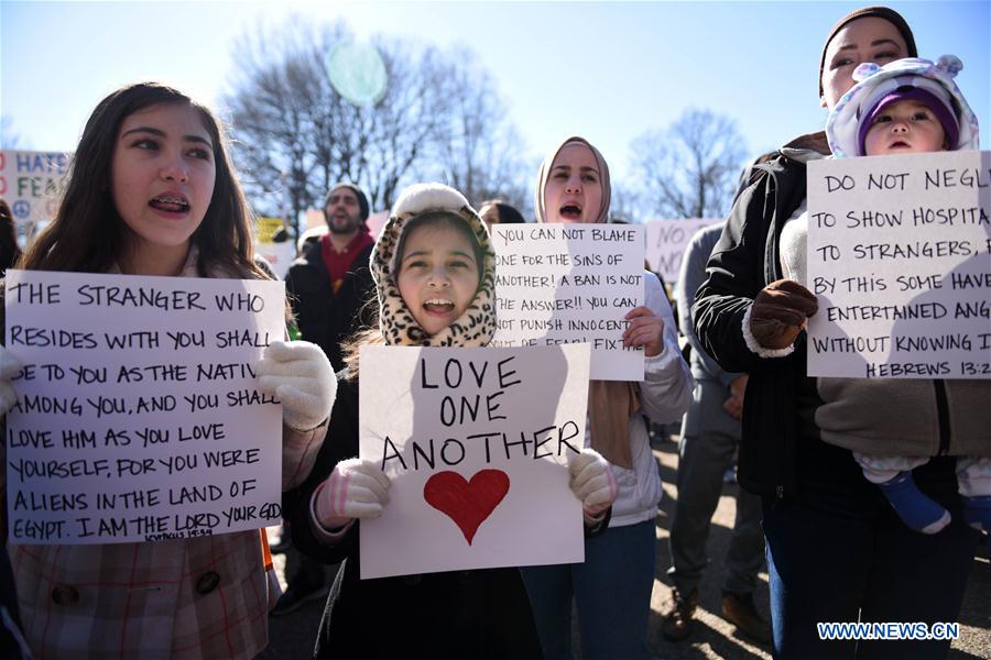 U.S.-WASHINGTON D.C.-PROTEST-TRUMP-IMMIGRATION
