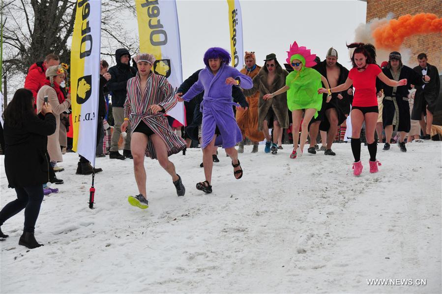 (SP)ESTONIA-OTEPAA-8TH EUROPEAN SAUNA MARATHON