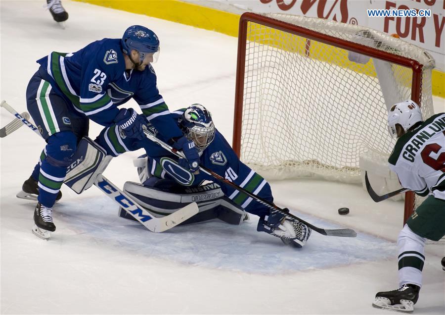 (SP)CANADA-VANCOUVER-NHL-MINNESOTA WILD-VANCOUVER-CANUCKS