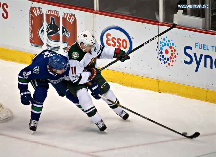 (SP)CANADA-VANCOUVER-NHL-MINNESOTA WILD-VANCOUVER-CANUCKS