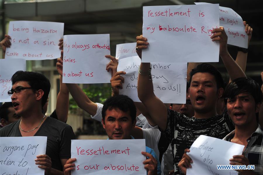 INDONESIA-JAKARTA-ASYLUM SEEKERS-PROTEST