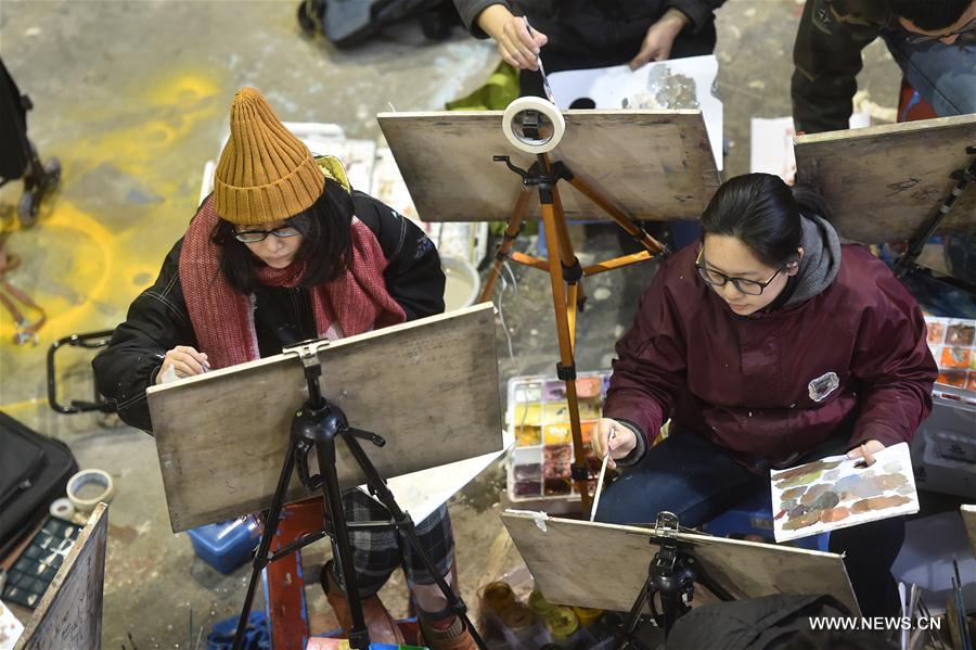 The four-day test of the academy began in Hangzhou, Zhengzhou, Chengdu, Shenzhen and Shenyang on Tuesday.