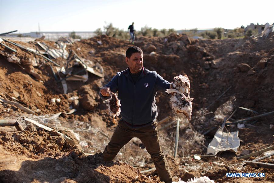 MIDEAST-GAZA-AIRSTRIKES