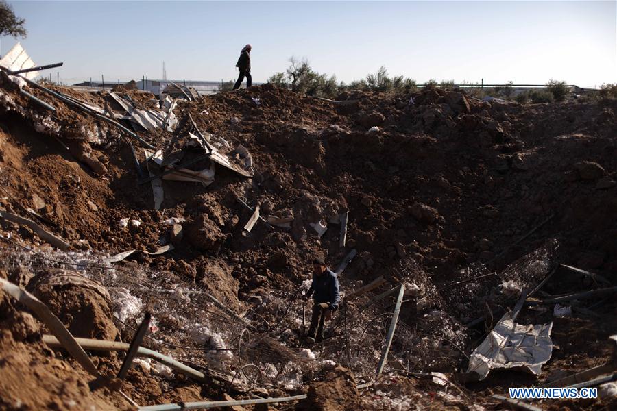 MIDEAST-GAZA-AIRSTRIKES