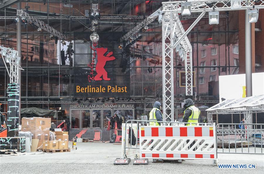 GERMANY-BERLIN-67TH BERLINALE-PREPARATION