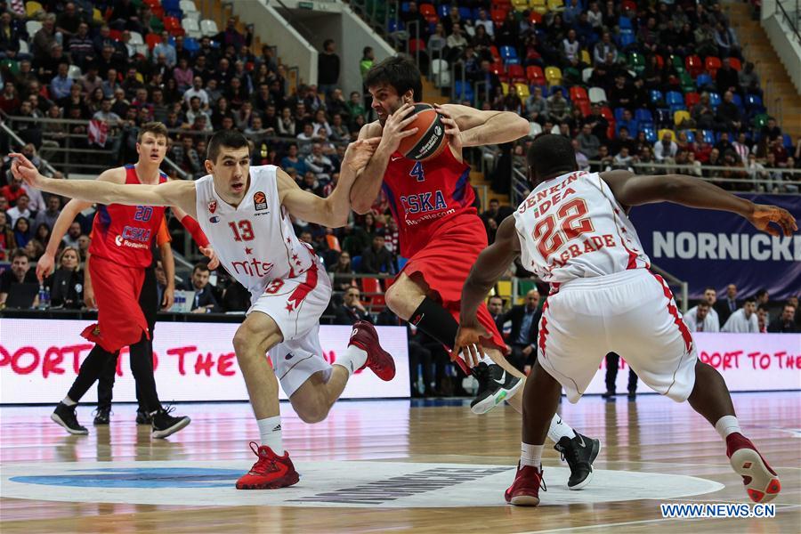 (SP)RUSSIA-MOSCOW-EUROLEAGUE BASKETBALL-CSKA VS CRVENA ZVEZDA BELGRADE