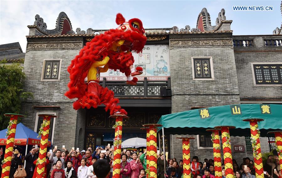 CHINA-GUANGDONG-FOSHAN-LION DANCE (CN)