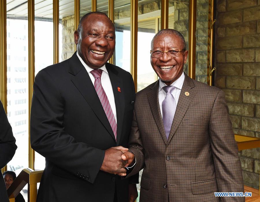 LESOTHO-MASERU-SADC-SOUTH AFRICA-VISIT