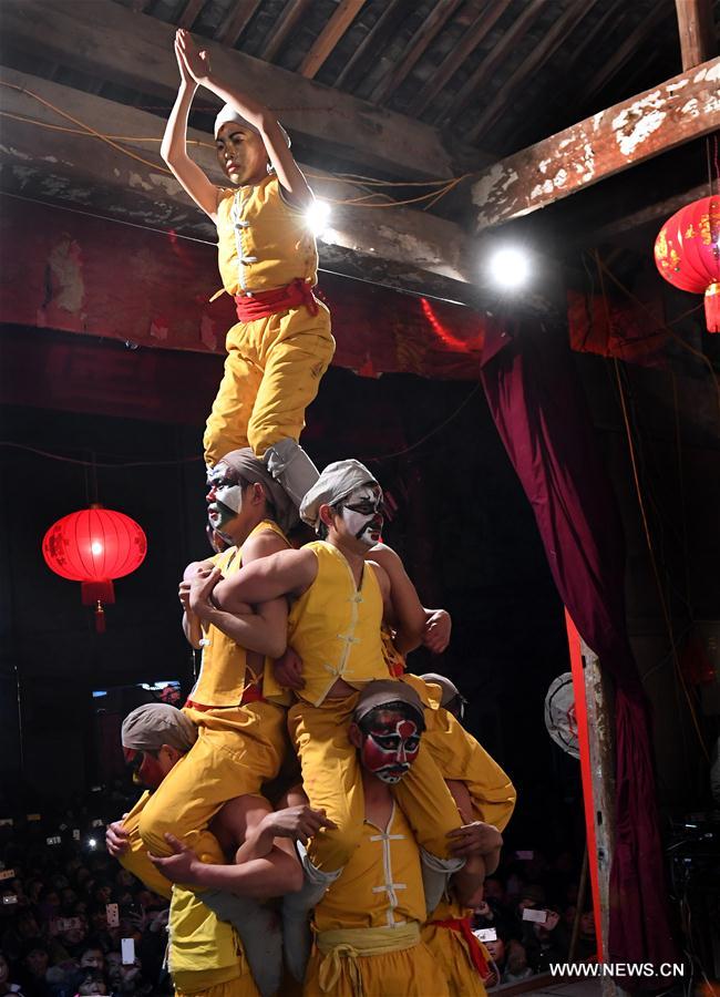 CHINA-ANHUI-PERFORMANCE-HUMAN PYRAMID (CN)