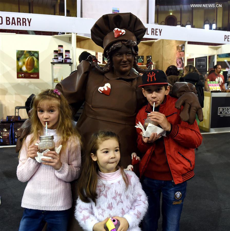 ople visit the chocolate fair at Campo Pequeno Square in Lisbon, capital of Portugal, Feb. 12, 2017. ople visit the chocolate fair at Campo Pequeno Square in Lisbon, capital of Portugal, Feb. 12, 2017.
