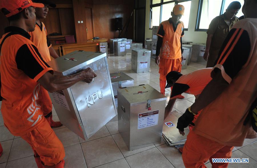 INDONESIA-JAKARTA-REGIONAL ELECTIONS-BALLOT BOX