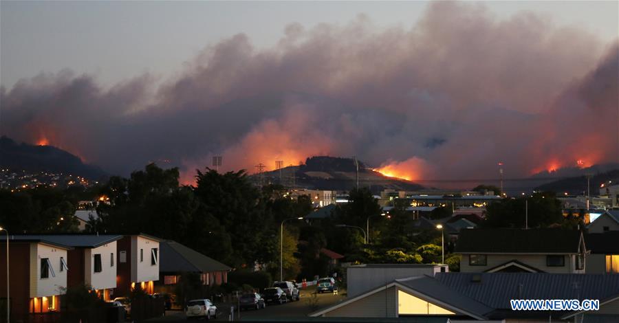 NEW ZEALAND-CHRISTCHURCH-WILDFIRE-EMERGENCY