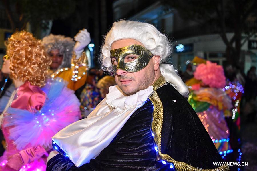 FRANCE-MENTON-LEMON FESTIVAL-NIGHT TIME PARADE