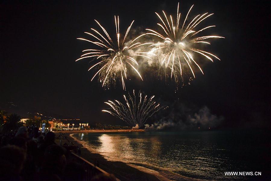 FRANCE-MENTON-LEMON FESTIVAL-NIGHT TIME PARADE