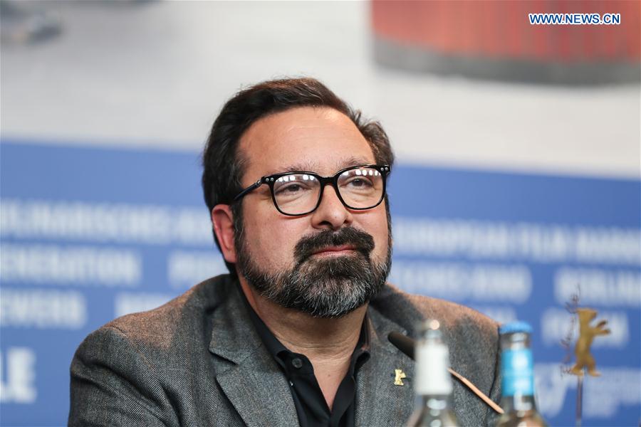 Director James Mangold attends a press conference for the film 'Logan' during the 67th Berlinale International Film Festival in Berlin, capital of Germany, on Feb. 17, 2017. 