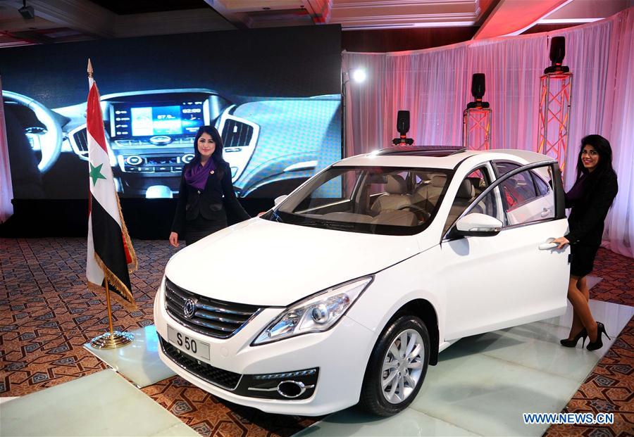 Syrian Khallouf Trading Company launches two new cars Xinhua