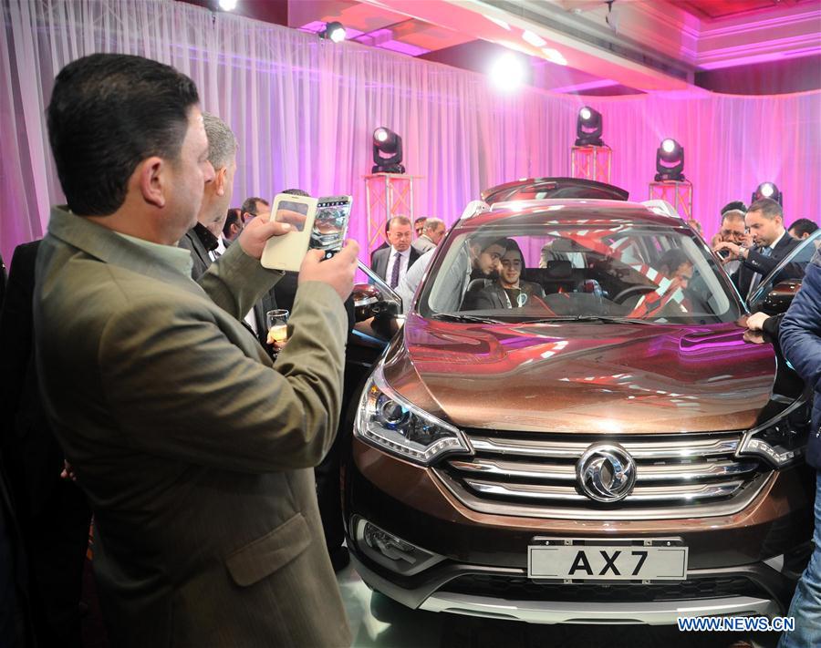 SYRIA-DAMASCUS-CHINESE-SYRIAN-CAR-LAUNCHED