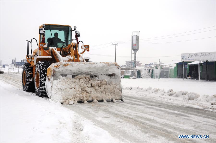 AFGHANISTAN-JAWZJAN-FREEZING WEATHER-SNOWFALL