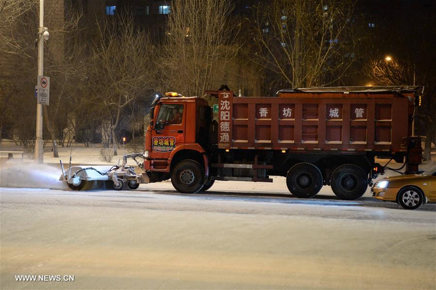 CHINA-HARBIN-CLEAR SNOW (CN)