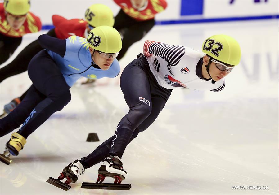 (SP)JAPAN-SAPPORO-ASIAN WINTER GAMES-SHORT TRACK SPEED SKATING-MEN'S SLALOM