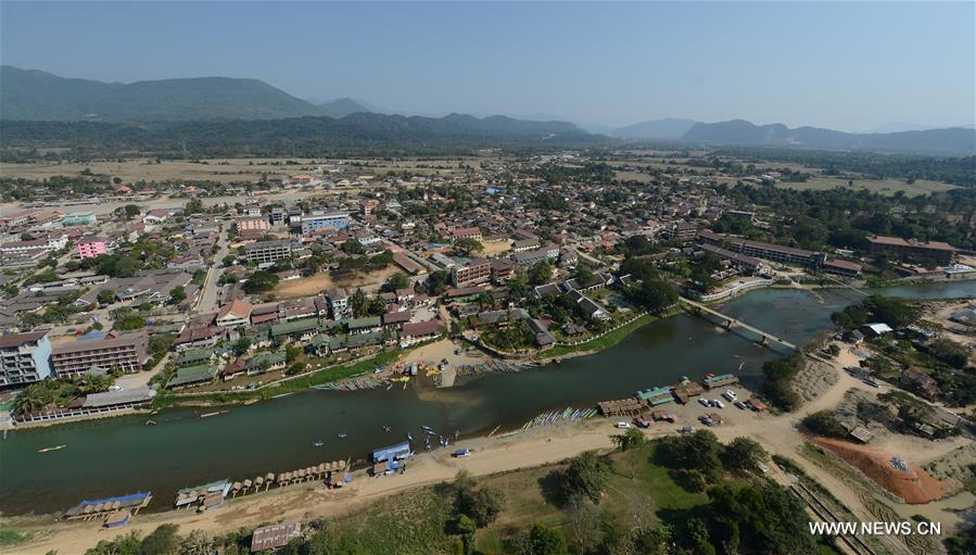 LAOS-VANG VIENG-SCENERY