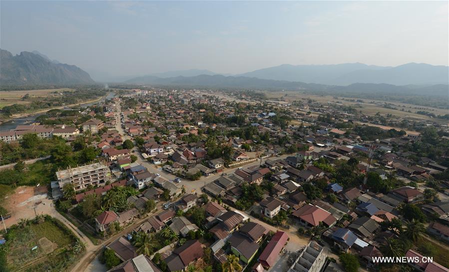 LAOS-VANG VIENG-SCENERY