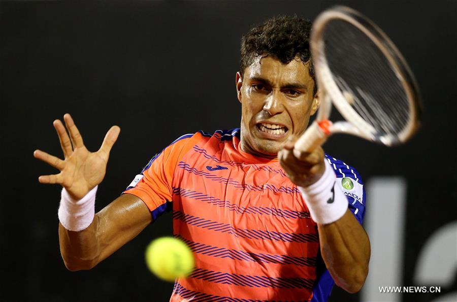 Thiago Monteiro won 2-1 to enter the quarterfinals. Thiago Monteiro won 2-1 to enter the quarterfinals.