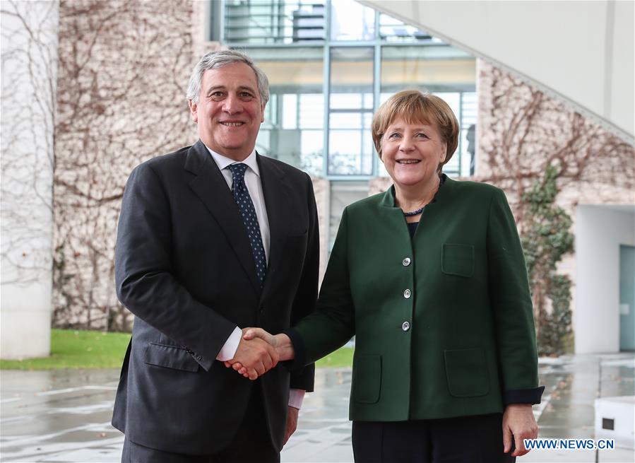 GERMANY-BERLIN-EUROPEAN PARLIAMENT-PRESIDENT-VISIT