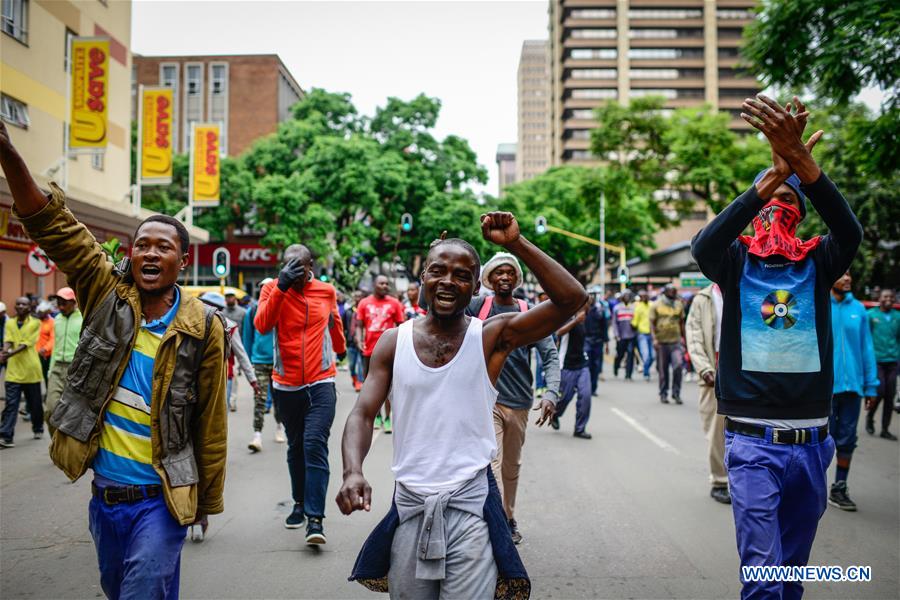 SOUTH AFRICA-PRETORIA-PROTEST