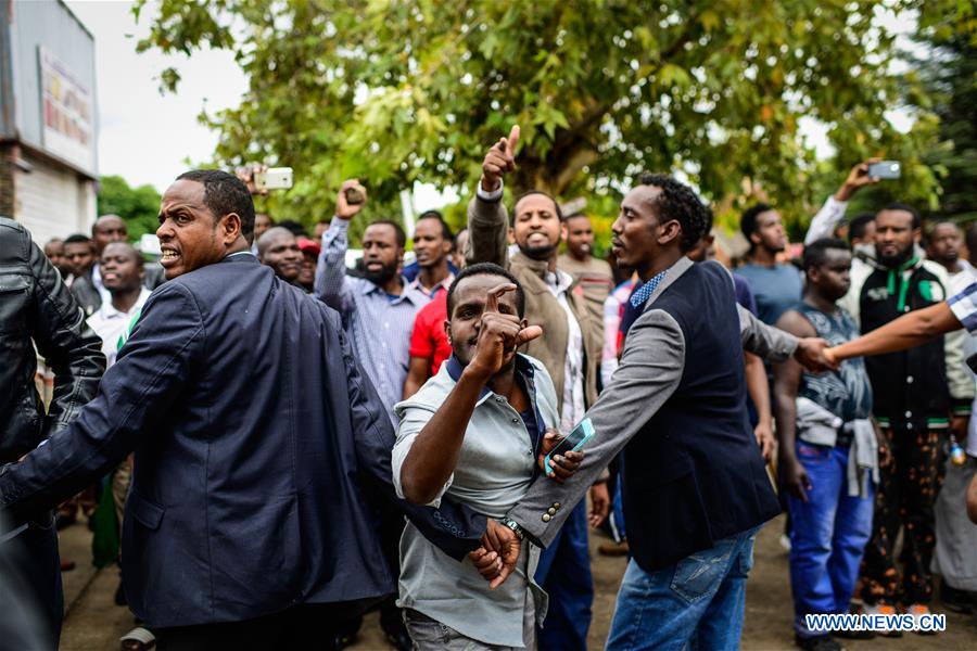 SOUTH AFRICA-PRETORIA-PROTEST