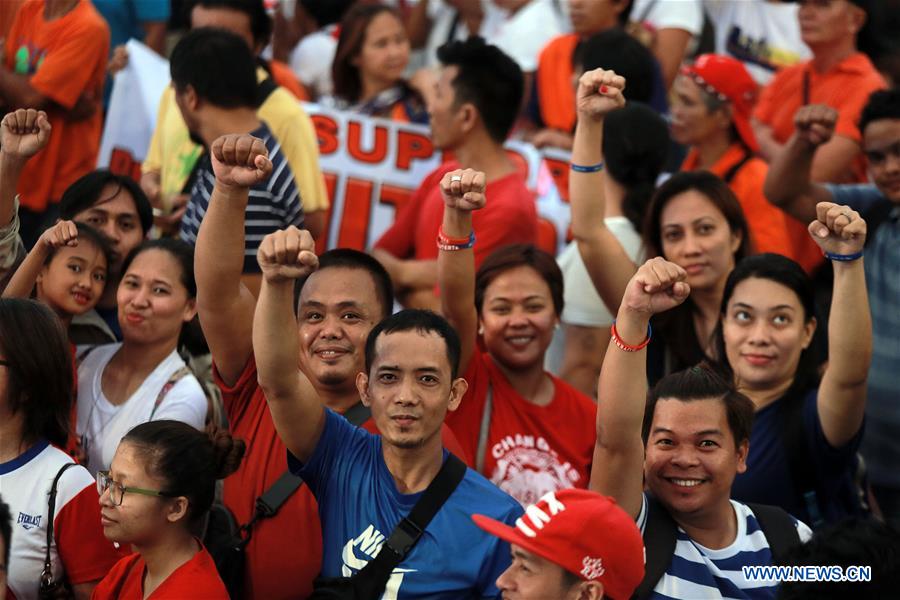 PHILIPPINES-MANILA-RALLY-SUPPORT-PRESIDENT DUTERTE