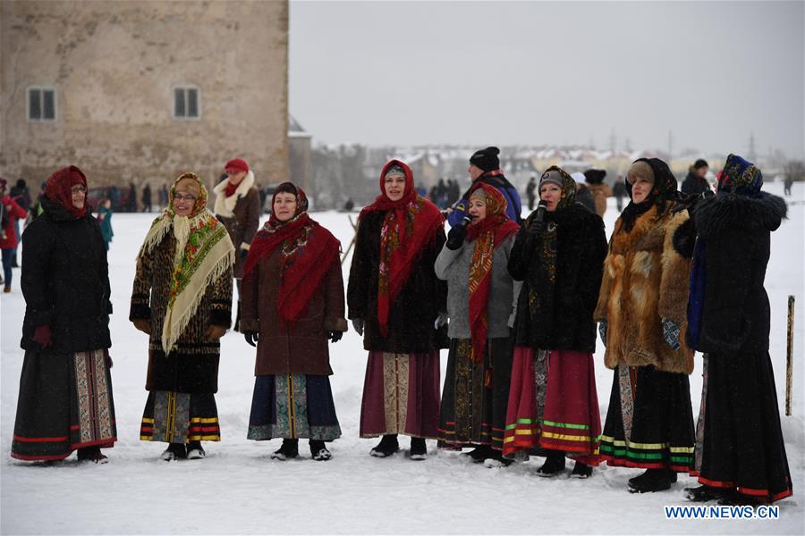 ESTONIA-NARVA-SHROVETIDE CELEBRATION