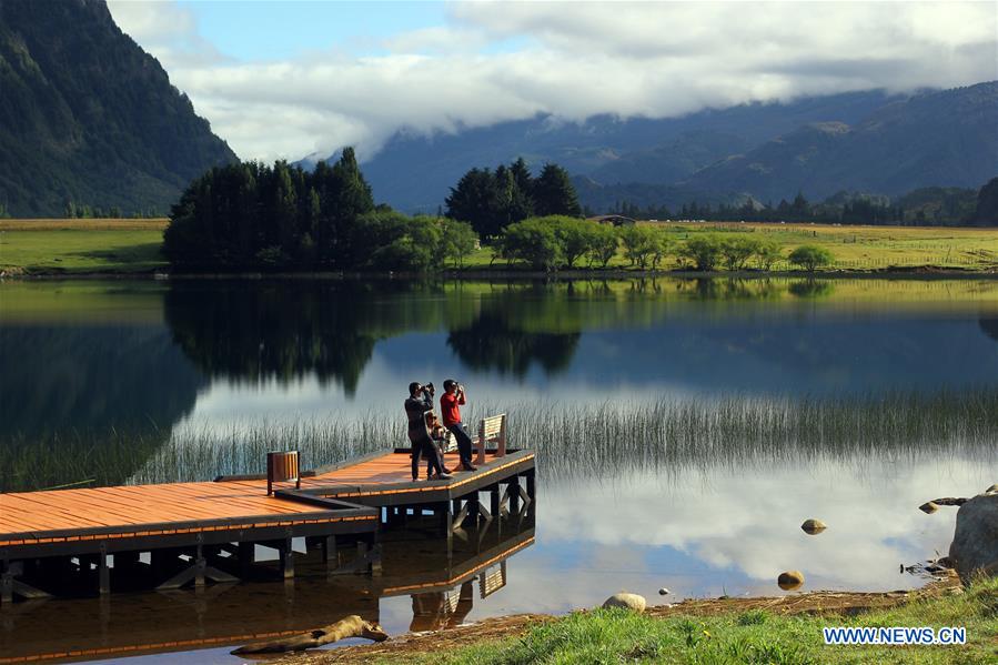 CHILE-VILLA MANIHUALES-ENVIRONMENT-ECLIPSE