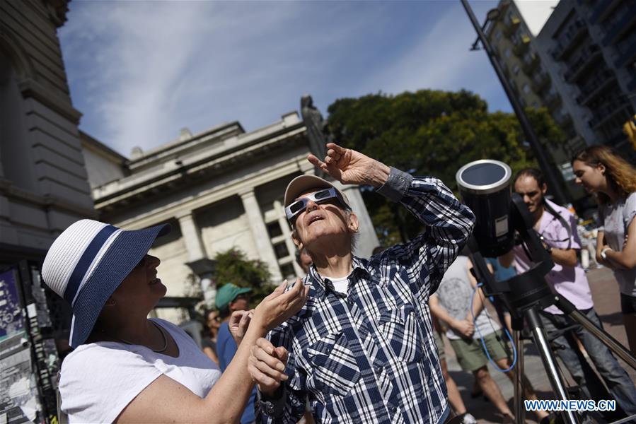 URUGUAY-MONTEVIDEO-ENVIRONMENT-ECLIPSE