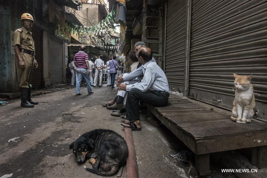 INDIA-KOLKATA-FIRE