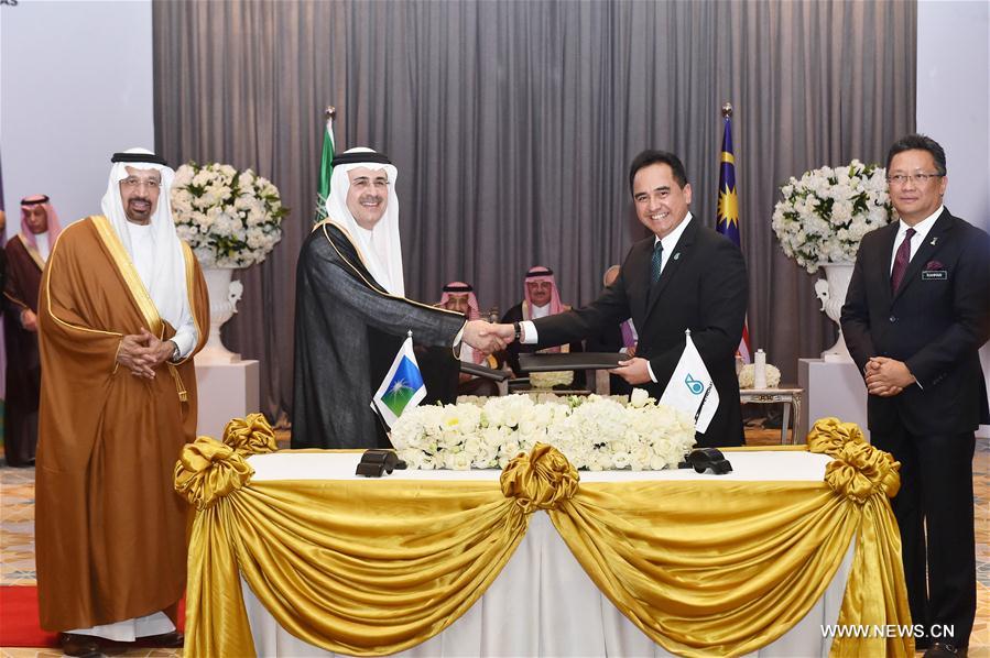 Saudi Aramco and Petronas, the two national oil companies from Saudi Arabia and Malaysia respectively, entered into a 50-50 partnership on Tuesday. 