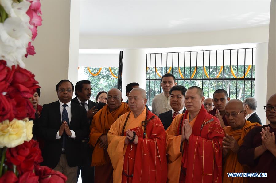 BANGLADESH-DHAKA-ANCIENT BUDDHIST SCHOLAR-MEMORIAL STUPA