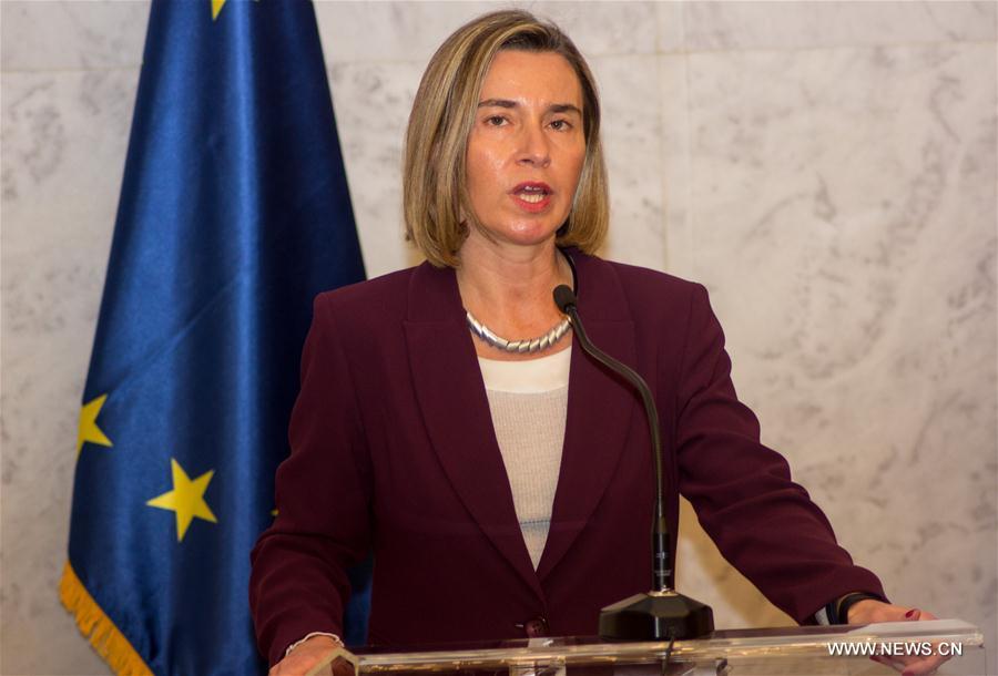 SERBIA-BELGRADE-EU-MOGHERINI-VISIT