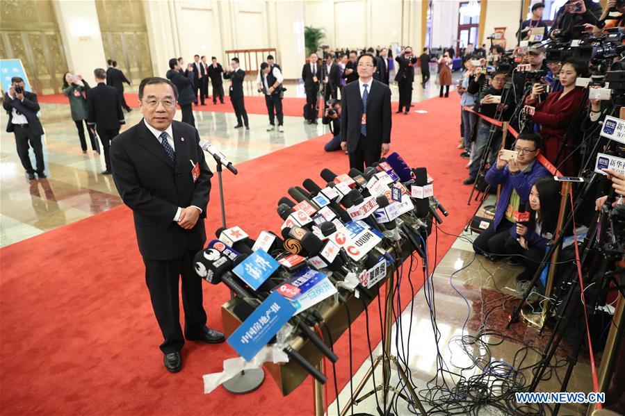 (TWO SESSIONS)CHINA-BEIJING-NPC-MINISTERS-INTERVIEW (CN)