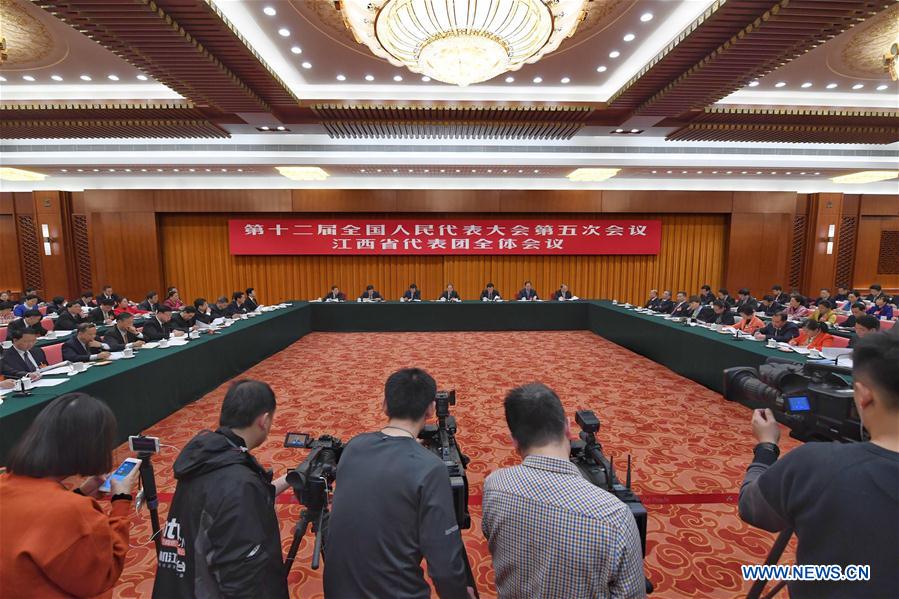 (TWO SESSIONS) CHINA-BEIJING-NPC-JIANGXI DELEGATION-PLENARY MEETING-OPEN (CN)