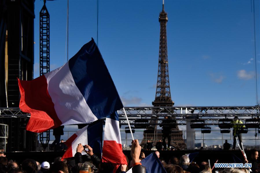 FRANCE-PARIS-PRESIDENTIAL ELECTION-FRANCOIS FILLON-RALLY