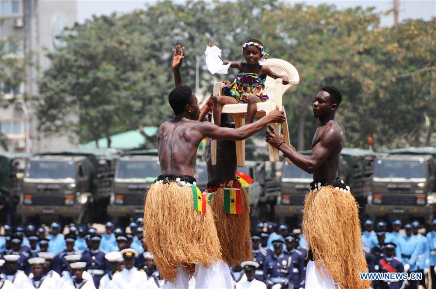 GHANA-ACCRA-INDEPENDENCE DAY-CELEBRATION