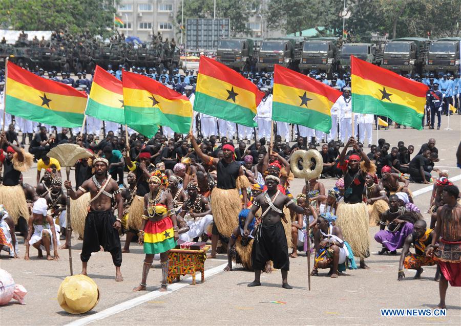 GHANA-ACCRA-INDEPENDENCE DAY-CELEBRATION