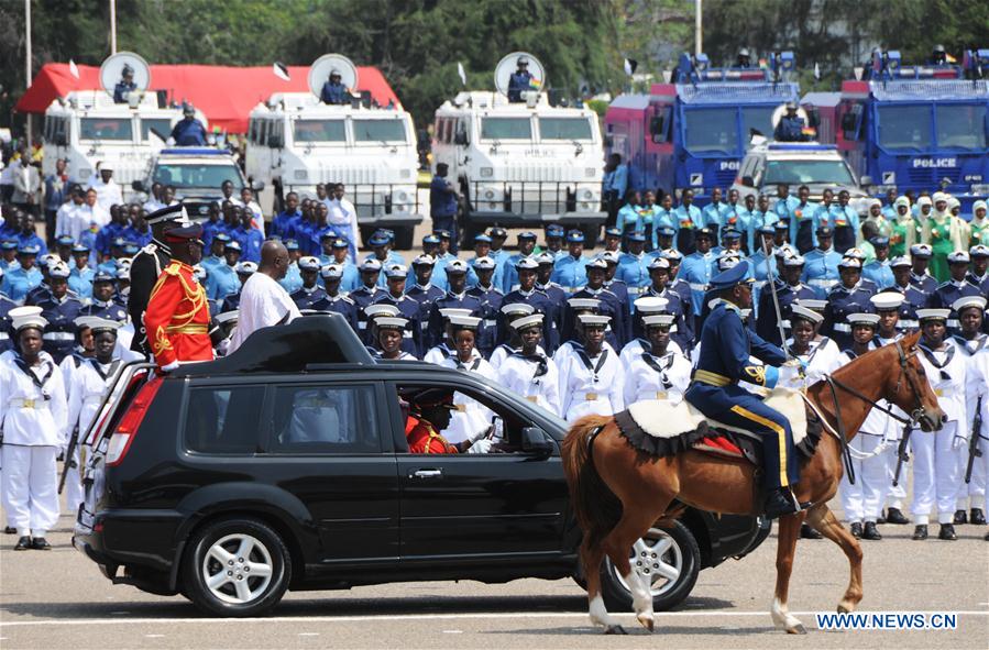 GHANA-ACCRA-INDEPENDENCE DAY-CELEBRATION