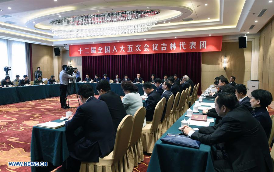 (TWO SESSIONS) CHINA-BEIJING-NPC-JILIN DELEGATION-PLENARY MEETING-OPEN (CN)