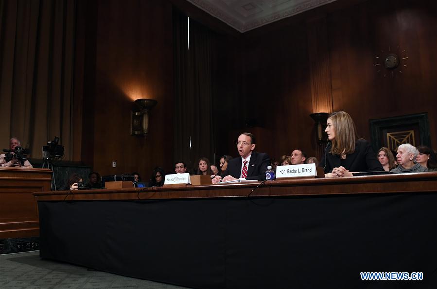 U.S.-WASHINGTON D.C.-DEPUTY ATTORNEY GENERAL-NOMINATION HEARING
