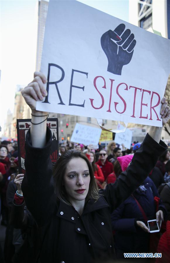 U.S.-NEW YORK-RALLY-"DAY WITHOUT A WOMAN"